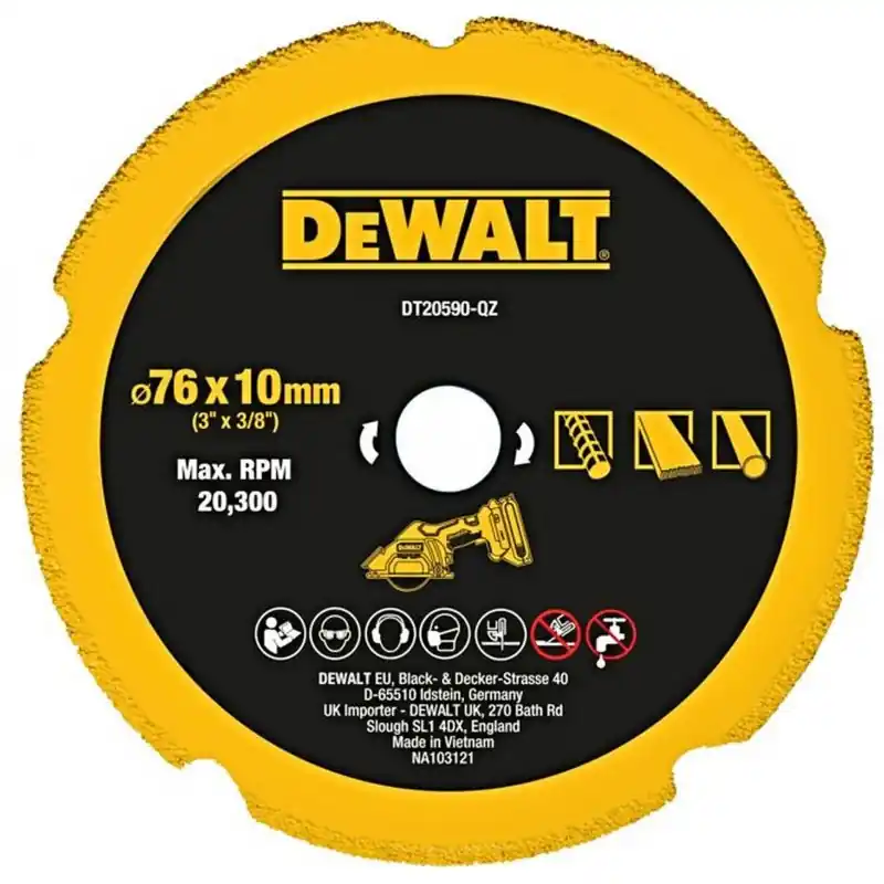 DeWALT DT20590-QZ Multi-Material-Diamanttrennscheibe 76mm Rabatt
