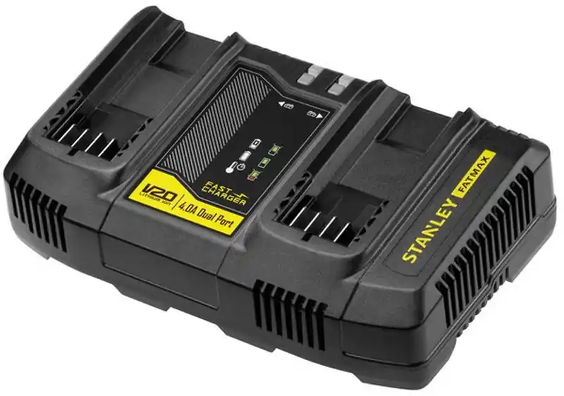 Must-Have Stanley SFMCB24-QW FatMax Zweischacht-Schnell-Ladegerät V20 4A