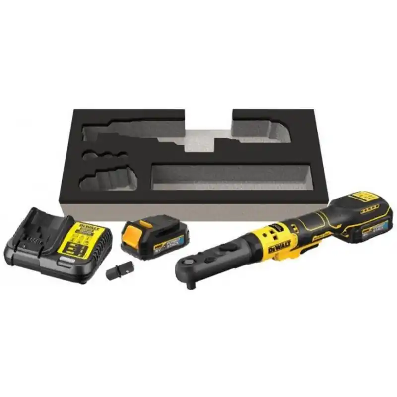 Neue Kollektion DeWALT DCF510E2G-QW Akku-Ratsche 3/8 a 1/2 PowerStack (18V/2x1,7Ah)