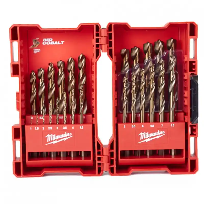 Meistverkauft Milwaukee HSS-G Red Cobalt-Din 338 Bohrerset (25St.) 4932352471
