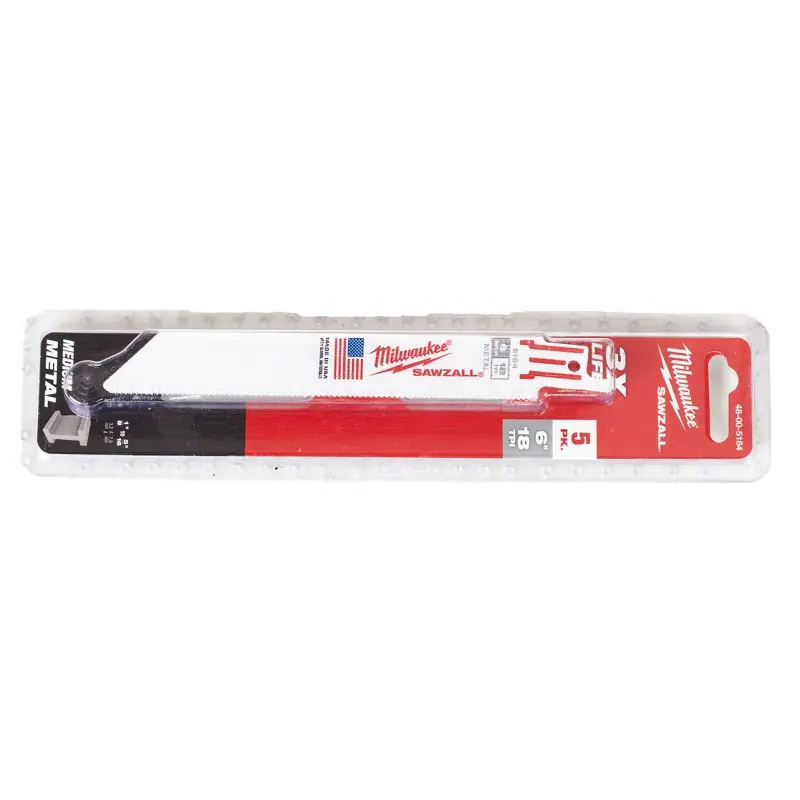 Milwaukee Thin Kerf Säbelsägeblatt (150mm/5Stück) 48005184 Versand Am Gleichen Tag