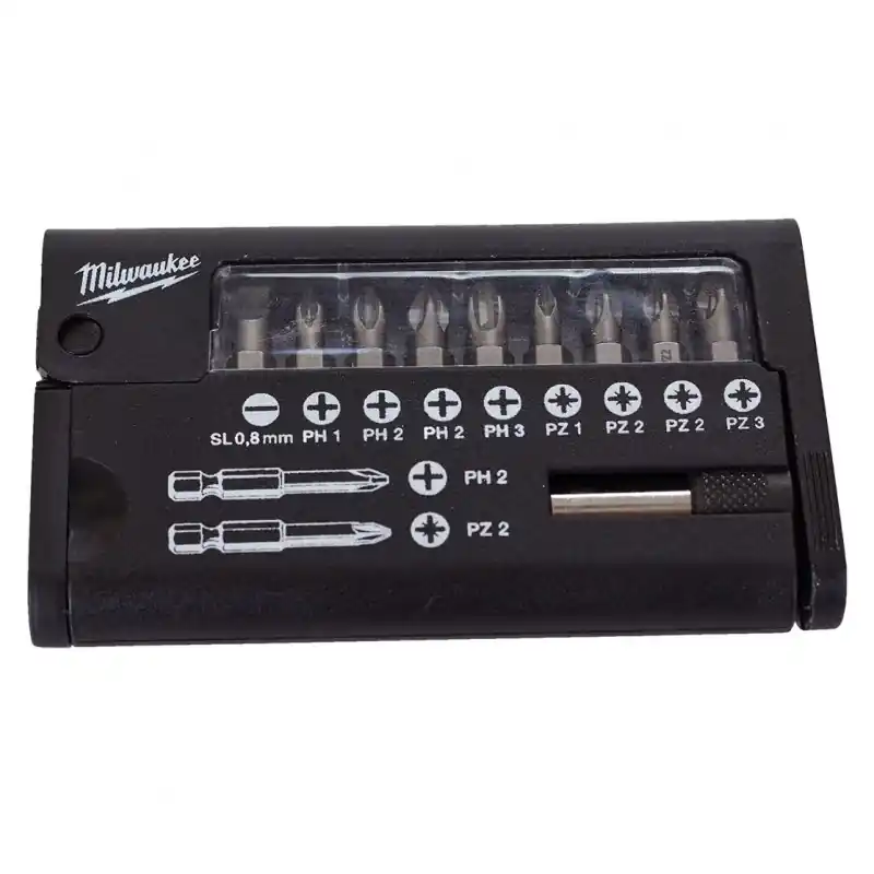 Geprüft Milwaukee Bitset (12-teilig) 4932399513