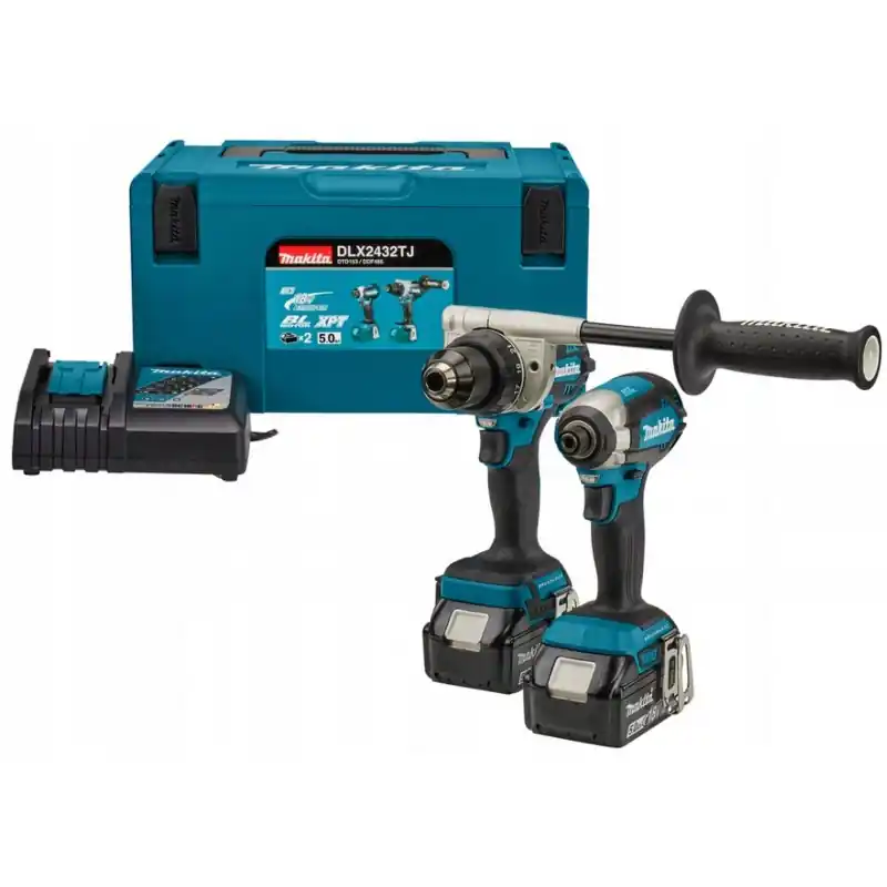 Makita DLX2432TJ Combo set DDF486+DTD153+(18V/2x5,0Ah) Makpac Preisknaller
