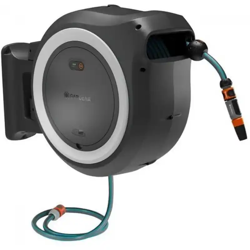Nur Heute Gardena PowerRoll XL Wand-Schlauchbox - Solo, 35 m, 18V, Weiß, 18642-55