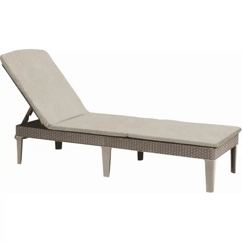 Markenprodukt ALLIBERT JAIPUR Sonnenliege inkl. Auflage, 187,5 x 58,2 x 29 cm, beige 17207188