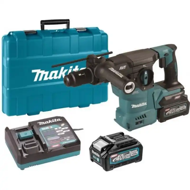 Günstig Makita HR009GM203 Aku Hammer mit Wechselfutter und AWS Li-ion XGT 40V/4,0Ah, koffer