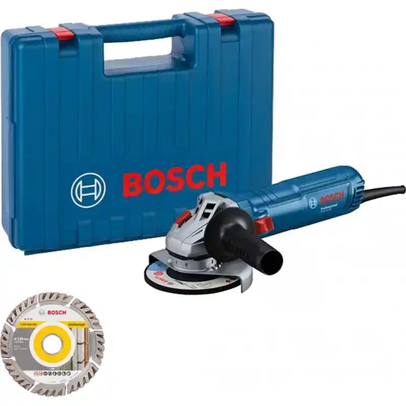 BOSCH GWS 12-125 PROFESSIONAL Winkelschleifer + Diamanttrennscheibe 06013A6102 Echt