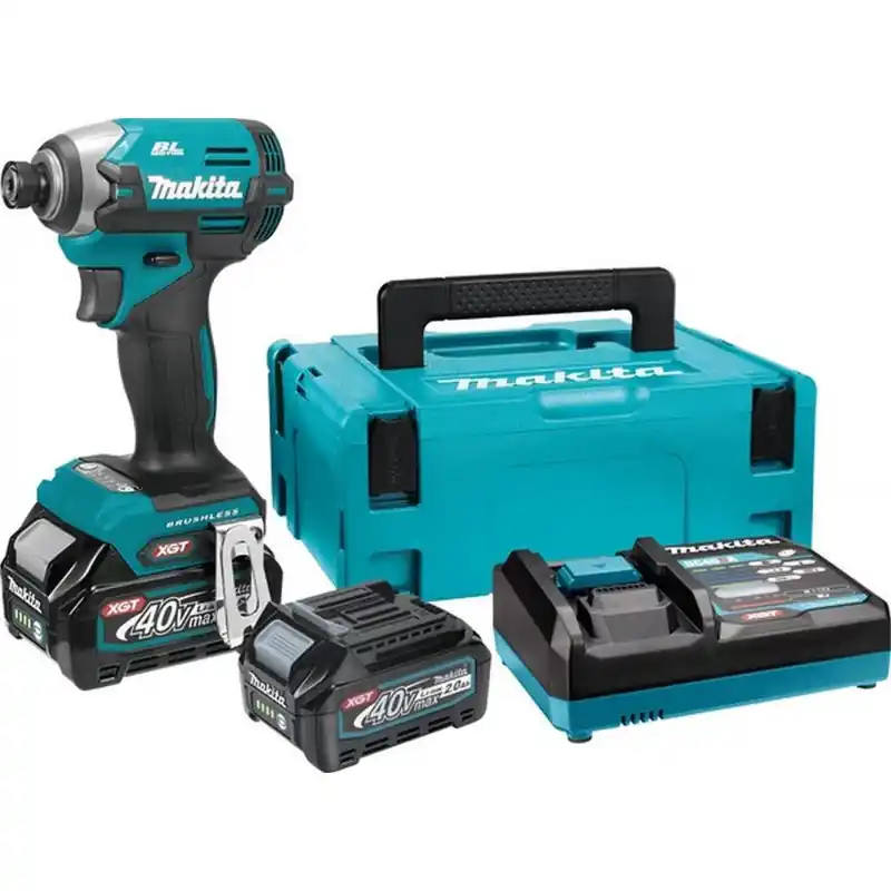 Highlight Makita TD003GA201 Akku-Schlagschrauber 1/4" Li-ion XGT (2x2,0Ah/40V) Makpac