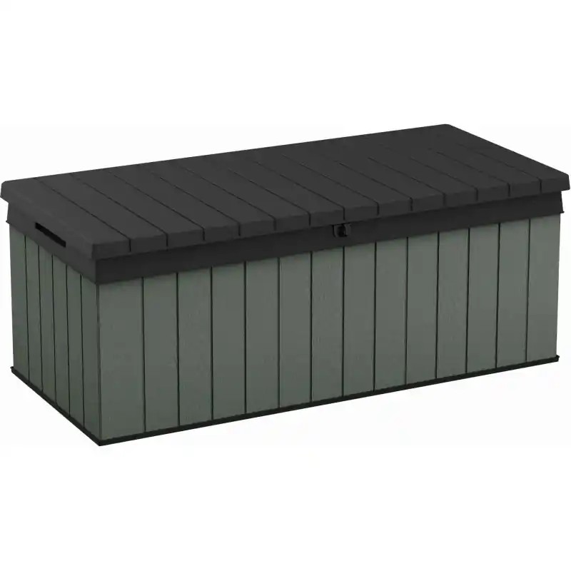 KETER DARWIN 380L Garten-Aufbewahrungsbox 142,5 x 65,3 x 54,5 cm, grün 17211691 Echt