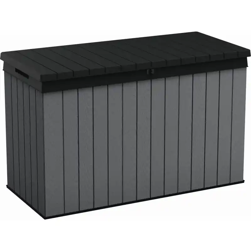 KETER DARWIN 662L Garten-Aufbewahrungsbox 142,5 x 65,3 x 89,5 cm, grau 17212311 Finale Aktion