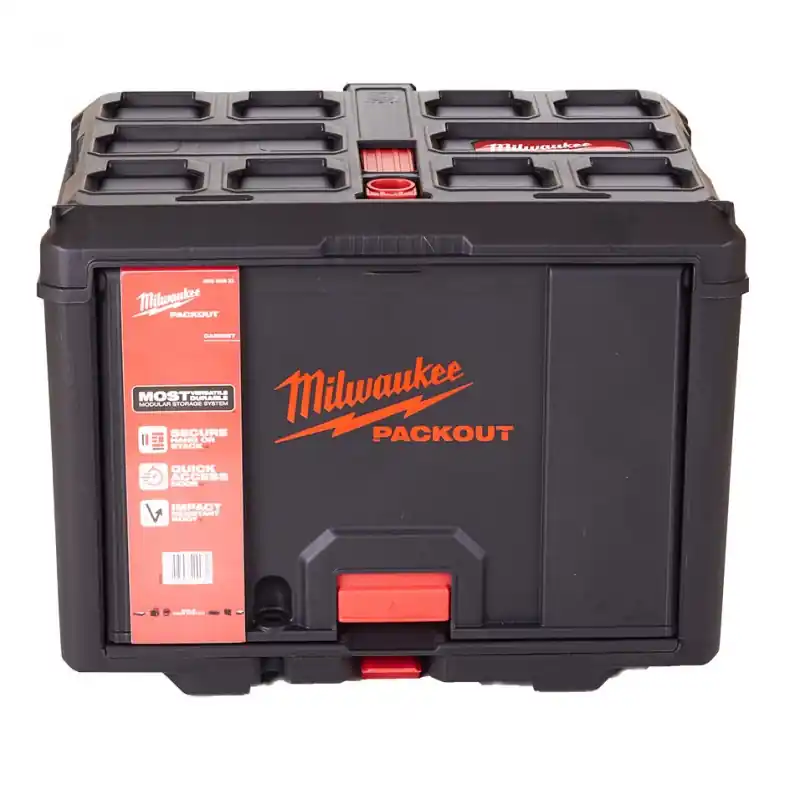 Solange Der Vorrat Reicht Milwaukee PACKOUT Koffer frontlader (381x508x381mm) 4932480623