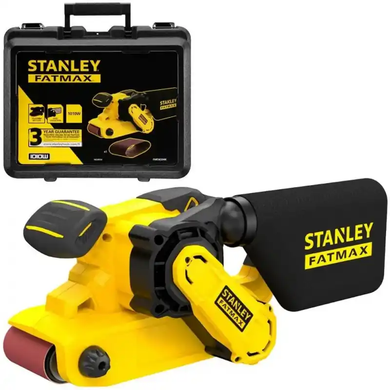 Stanley FMEW204K-QS Bandschleifer (75x533mm/1010W), Koffer Top-Preis