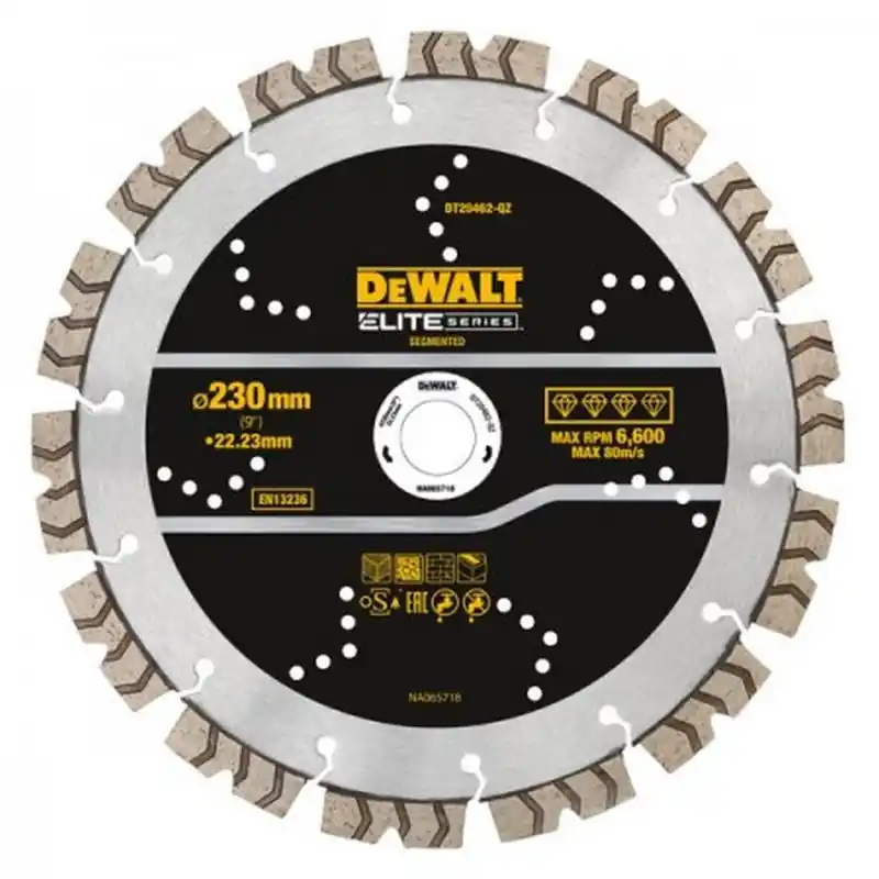 Preis Gesenkt DeWALT DT20462-QZ Diamantsägeblatt 230×22,23mm zum Schneiden von Beton