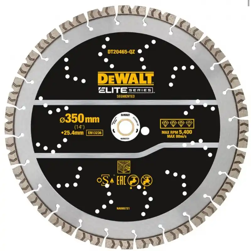 DeWALT DT20465-QZ Diamantsägeblatt 350×25,4 mm Preisknaller
