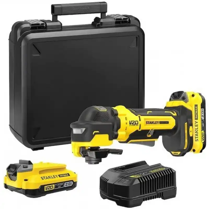 Online Kaufen Stanley SFMCE510D2K-QW FatMax V20 Akku-Multifunktionswerkzeug (18V/2x2,0Ah), Koffer