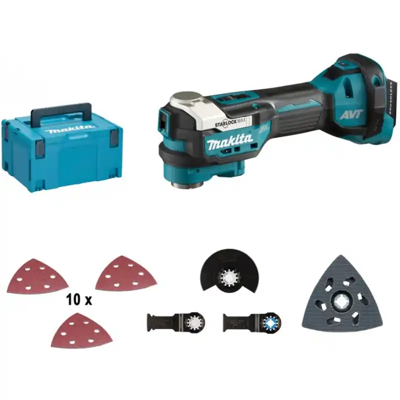 Geprüft Makita DTM52ZJX1 Akku-Multitool Multifunktions (18V/ohne akku) Makpac