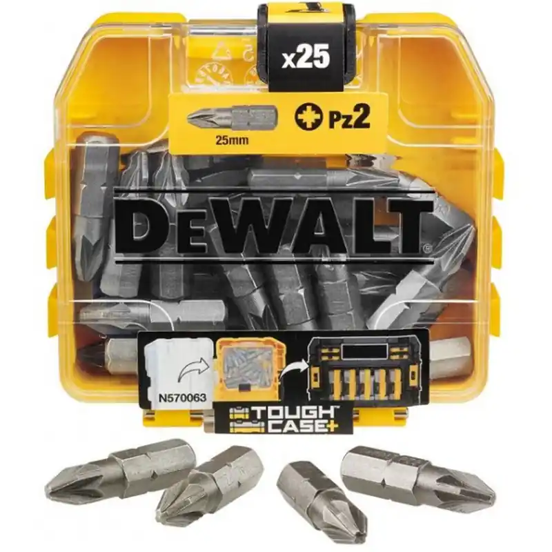DeWALT DT71521-QZ Bitbox mit 25 Bits PZ 2 Solange Der Vorrat Reicht