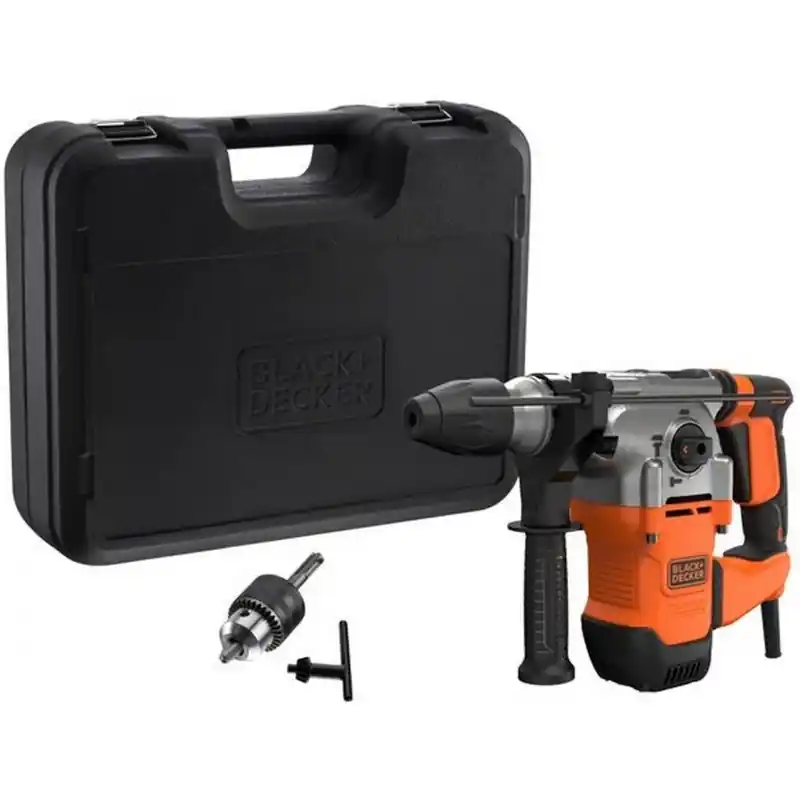 Black Decker BEHS03K-QS Bohrhammer SDS-Plus (3,7J/1250W), Koffer Sale