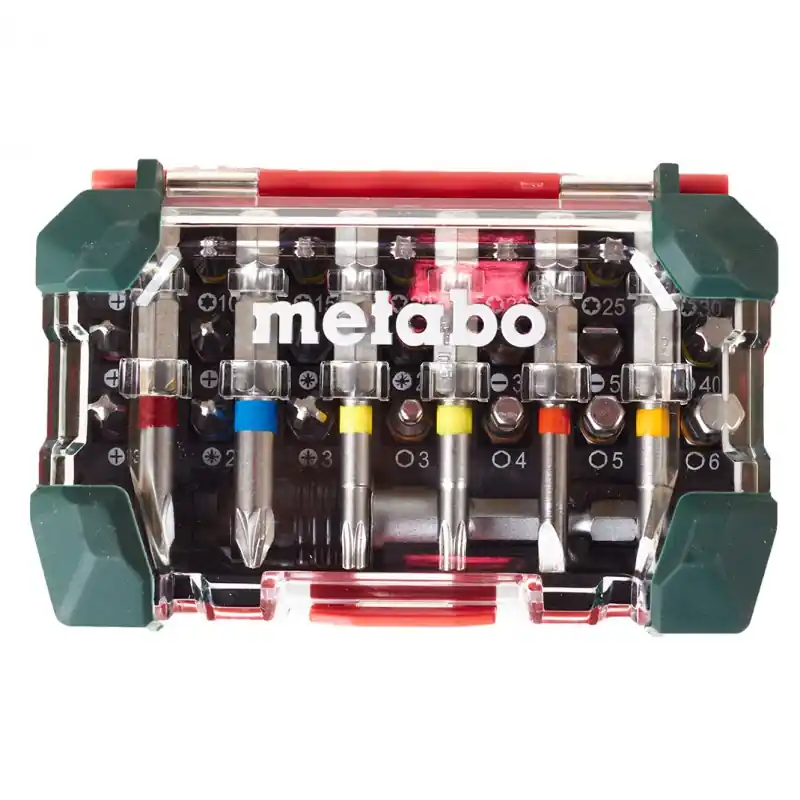 Preiswert Metabo Bit-Box SP, 29-teilig + Mini Flash light 626721000