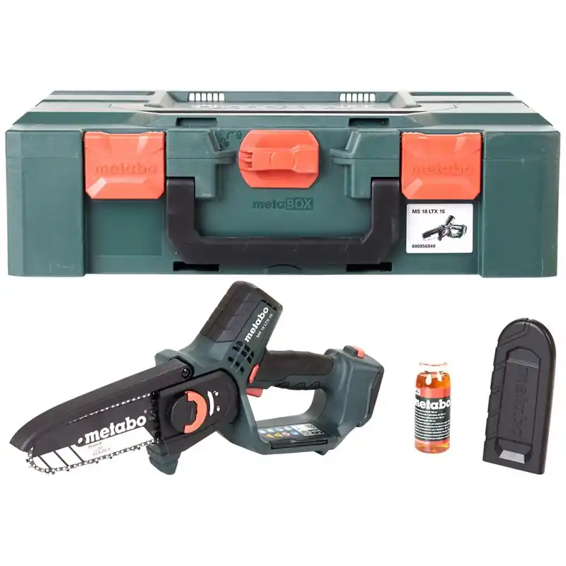 Jetzt Kaufen Metabo MS 18 LTX 15 Akku-Gehölzsäge (18 V/150mm) in MetaBOX 145 , 600856840