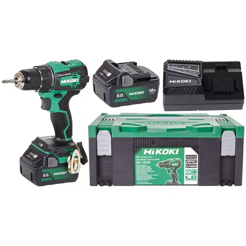 Neue Kollektion HiKOKI DS18DEWFZ Akku-Bohrschrauber (2x5,0Ah/18V)