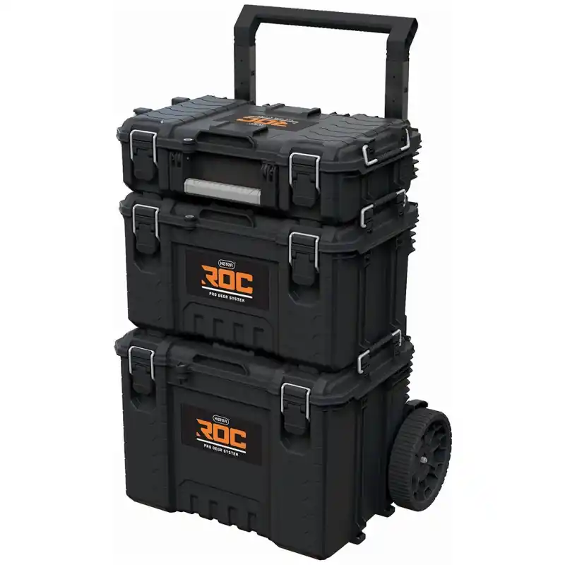 KETER ROC PRO GEAR 2.0 Werkzeugkasten-Set 64,8x47,8x87,2 cm 256982 Neue Ware