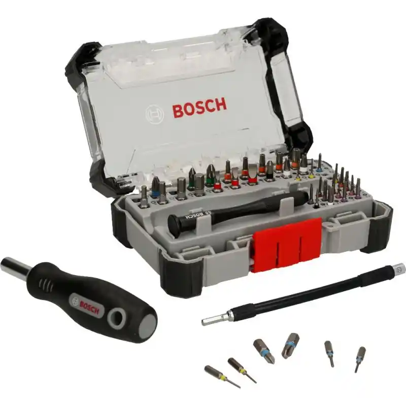 Expressversand BOSCH Schraubendreher-Set mit Präzisions- und Standardbits, 43tlg. 2607002837