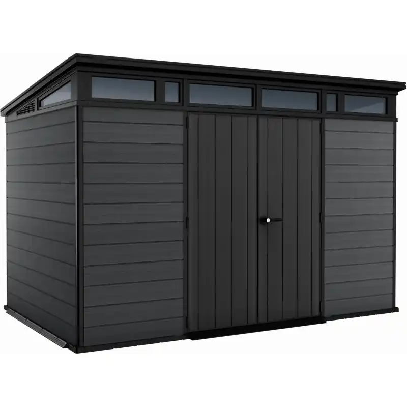 Neue Kollektion KETER CORTINA 11 x 7 Kunststoffgerätehaus, 342 x 218 x 226 cm, grau 17213212