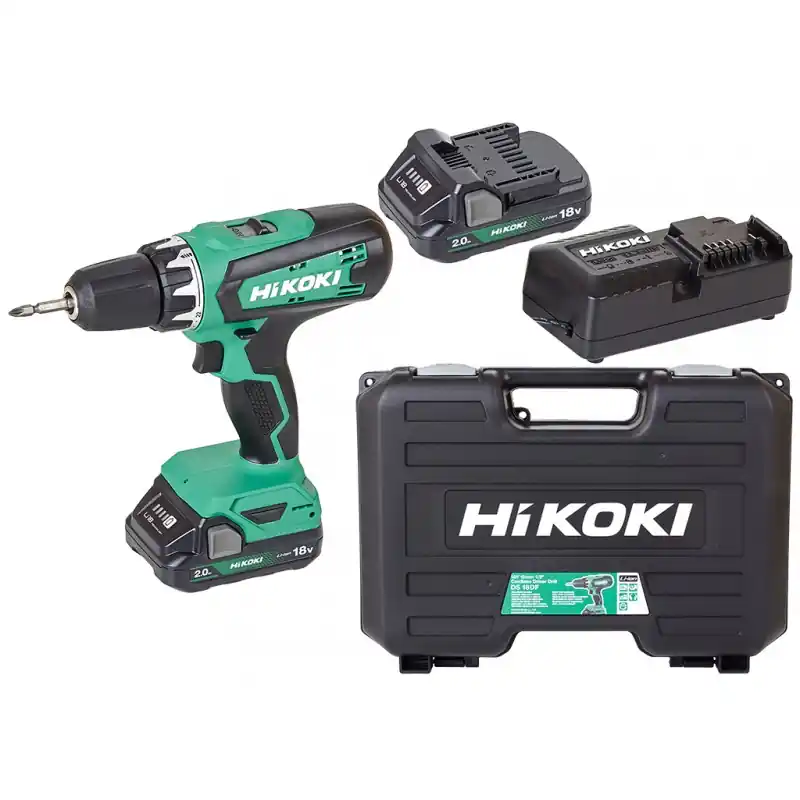 Direkt Vom Hersteller HiKOKI DS18DFWCZ Akku-Bohrschrauber Li-ion ( 2x 2,0 Ah/18V)