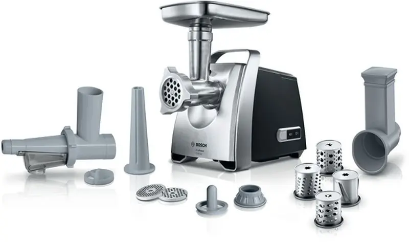 Preis Gesenkt Bosch Fleischwolf ProPower 2200 W Schwarz, chrome MFW68660