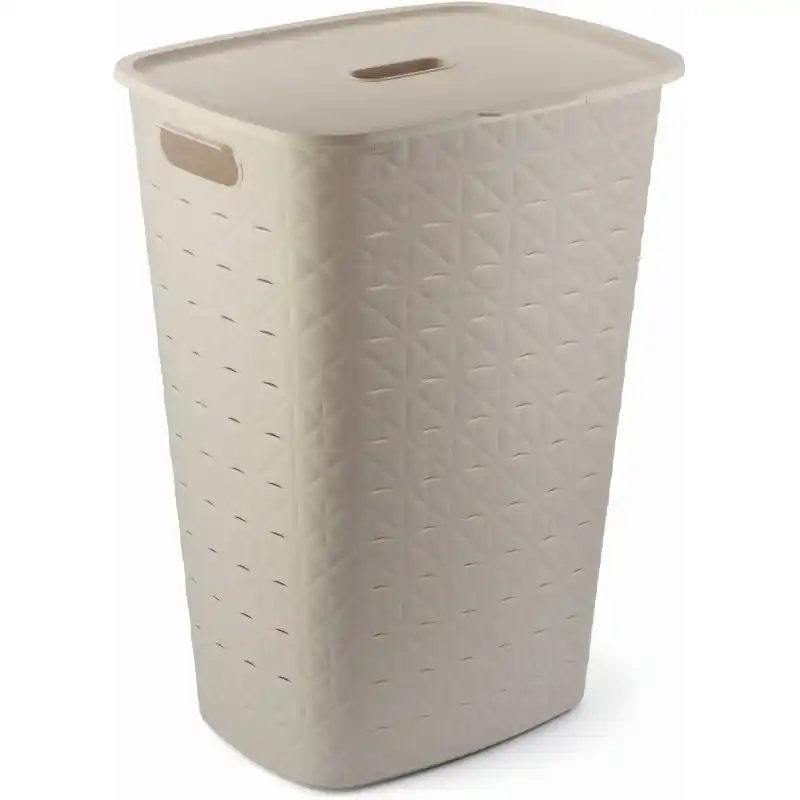 Preisknaller CURVER SOFTEX 56L Wäschesammler 34 x 43,8 x 59,9 cm, beige 00571-Z67