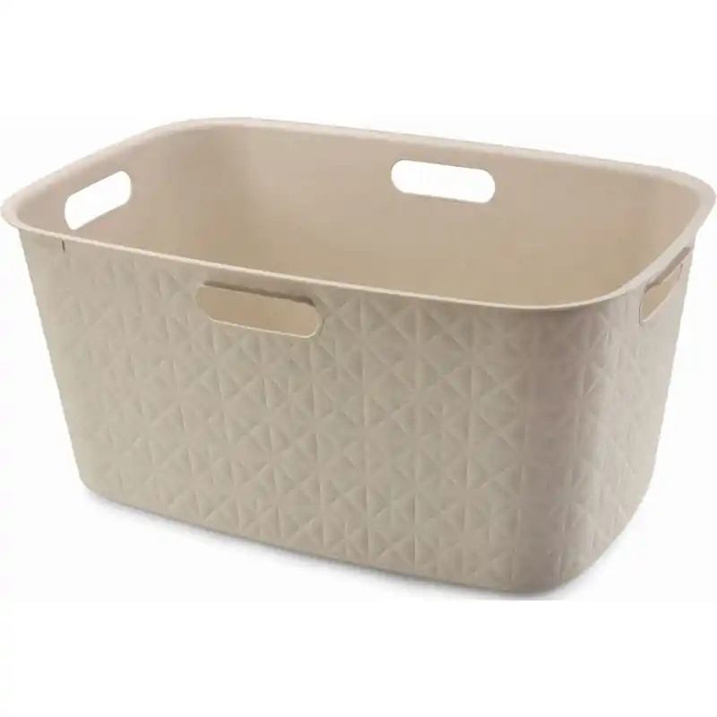 CURVER SOFTEX 45L Wäschekorb 39,7 x 59,4 x 27,4 cm, beige 00572-Z67 Ausverkauf