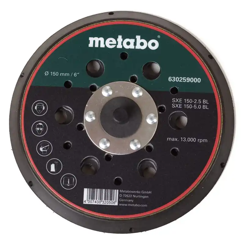 Aktuell Metabo Schleifteller 150 mm,"multi-hole",mittelharte Ausführung,mit Kletthaftung 630259000