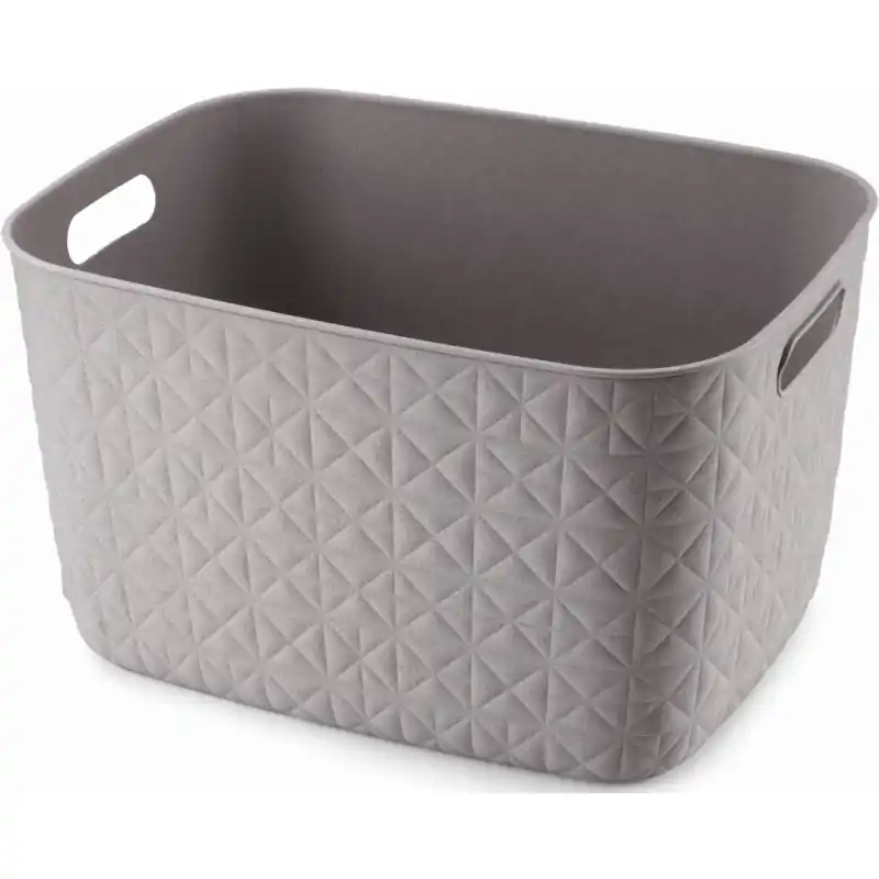 CURVER SOFTEX L 19L Körbchen 37,9 x 29,2 x 22,1 cm, grau 00574-Z70 Preiswert