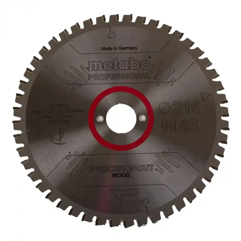 Metabo Kreissägeblatt HW/CT 216x30, Z48 WZ 5 ° NEG. 628041000 Preiswert