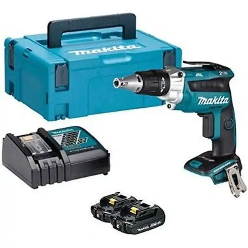 Makita DFS452RAJ Akku-Trockenbauschrauber (18V/2x2,0 Ah) Makpac Preis Gesenkt