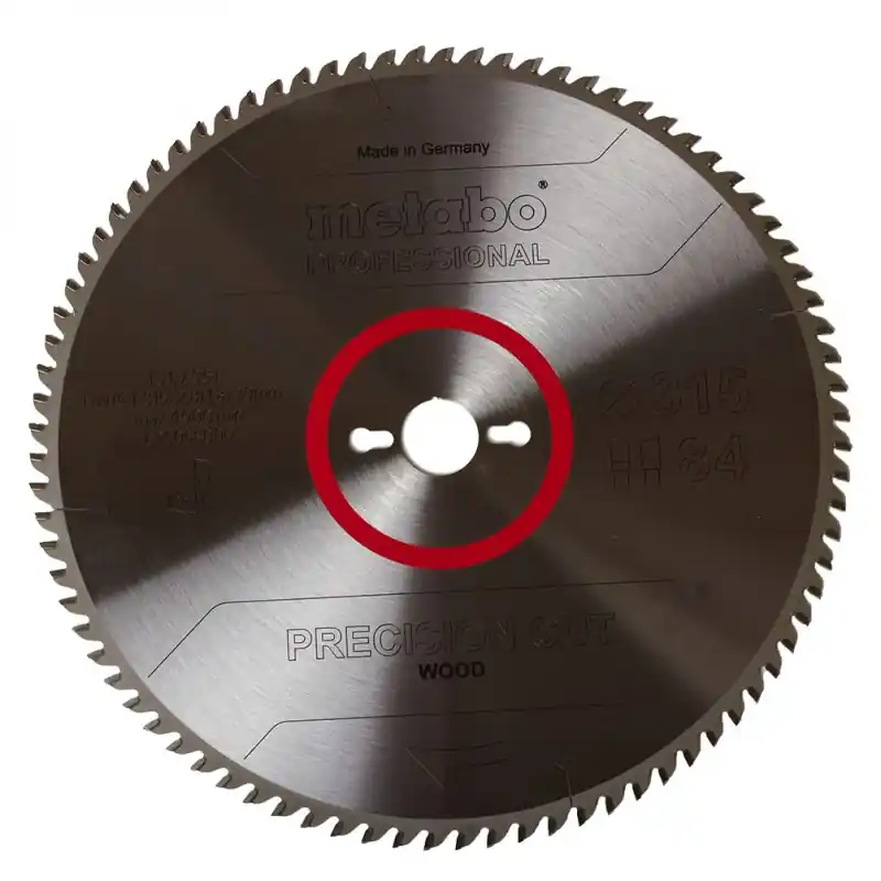Top-Preis Metabo Precision Cut Wood - Profi-Sägeblatt HW/CT 315x30, 84 SZ 10° 628058000