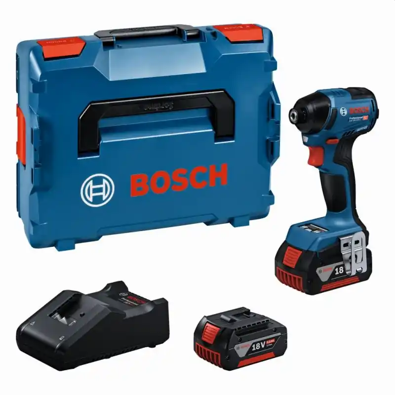 Sofort Bestellen BOSCH GDR 18V-220 C PROFESSIONAL Schlagschrauber, L-BOXX 136, 2×5.0Ah 06019L6003