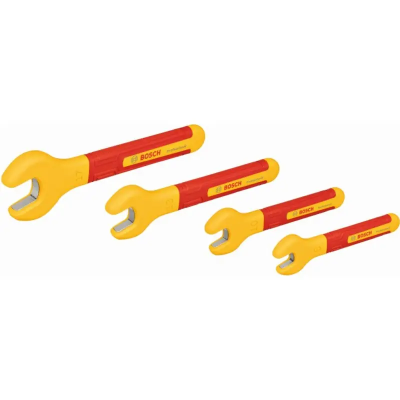 BOSCH VDE-Einmaulschlüssel-Set, 4-tlg. 1600A02NE8 Neue Ware
