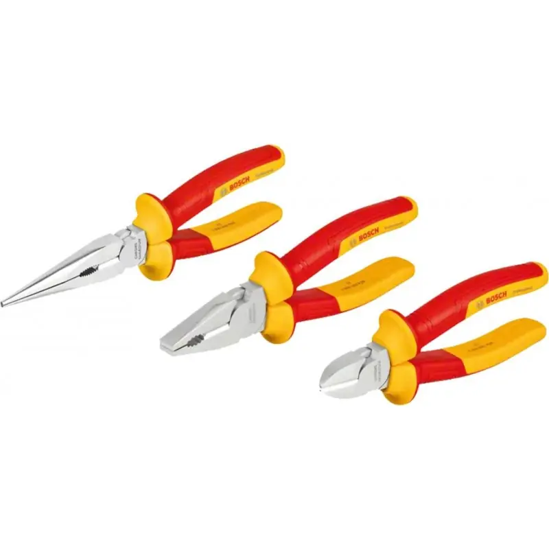 Neue Ware BOSCH VDE-Zangen-Set, 3-tlg. 1600A02NG0