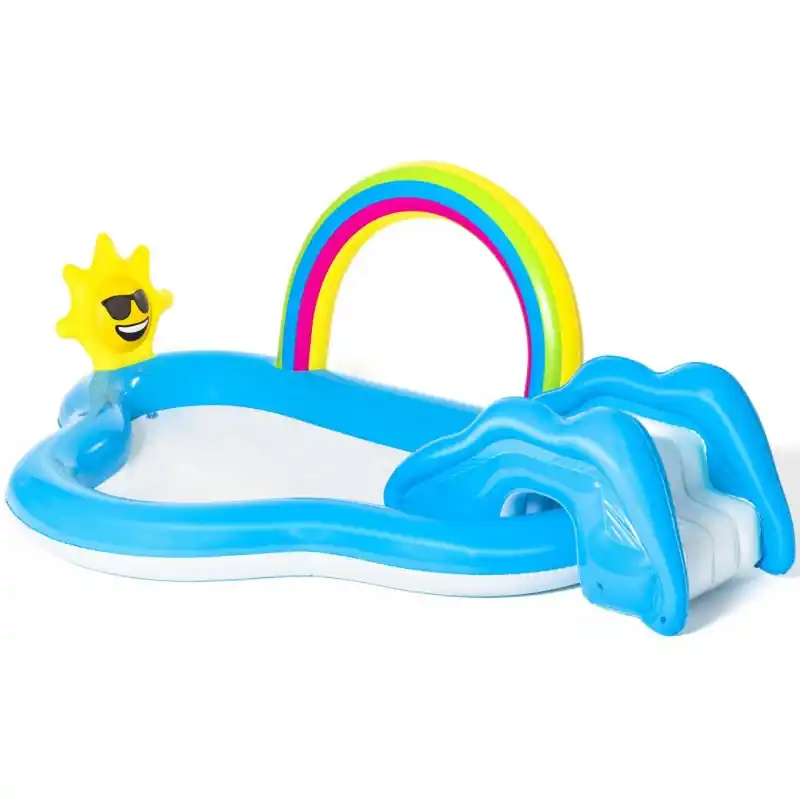 BESTWAY Rainbow N‘ Shine Wasserspielcenter, 257 x 145 x 91 cm 53092 Neuheit