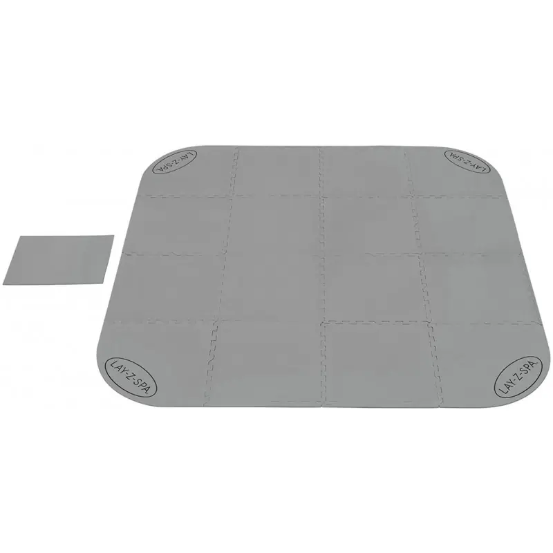 BESTWAY Lay-Z-Spa Xtras Bodenschutzfliesen-Set, 196 x 196 cm 60334 Solange Der Vorrat Reicht