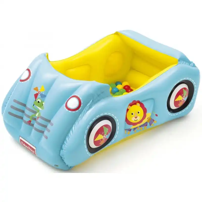 BESTWAY Fisher-Price Rennauto Bällebad 119 x 79 x 51 cm 93535 Aktuell