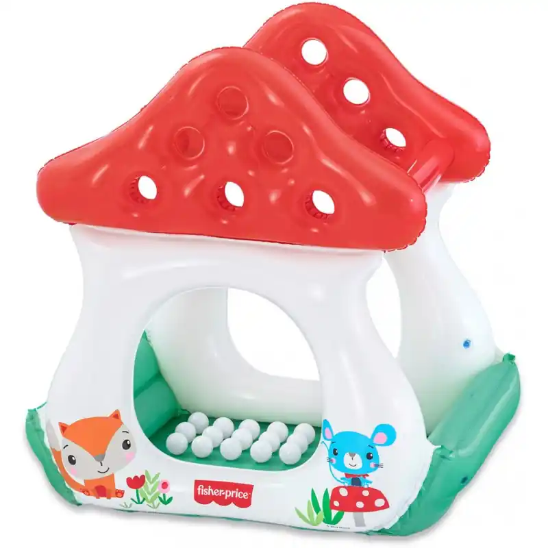 BESTWAY Fisher-Price Merry Mushroom Bällebad 107 x 97 x 110 cm 93570 Sale