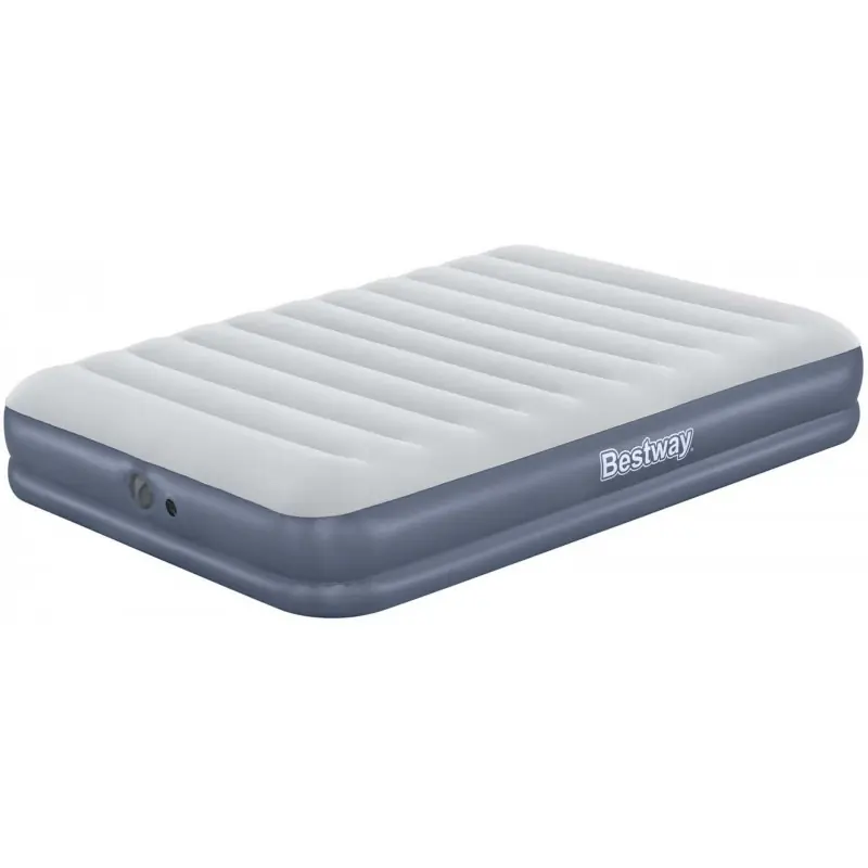 Preisknaller BESTWAY TriTech Doppelluftbett mit akkubetriebener Elektropumpe, 203 x 152 x 36 cm 6716T