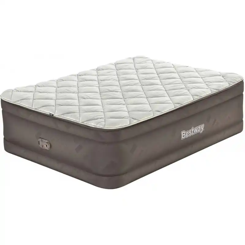 BESTWAY Fortech Doppelluftbett mit integrierter Elektropumpe, 203 x 152 x 51 cm 69145 Top-Angebot