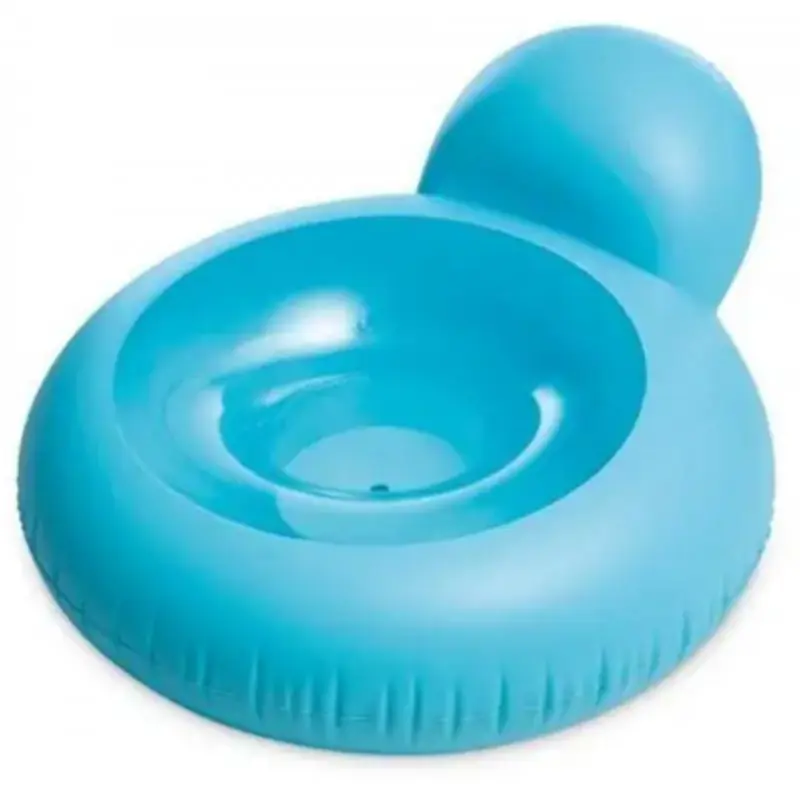 INTEX Lounge Pillow-Back Aufblasbare Liege blau 58889EU Neue Ware