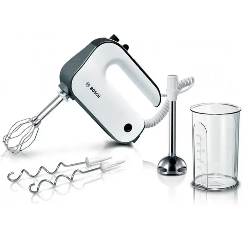 Günstig Bosch Handrührer MFQ4 850 W Weiß, Dark silver MFQ49700