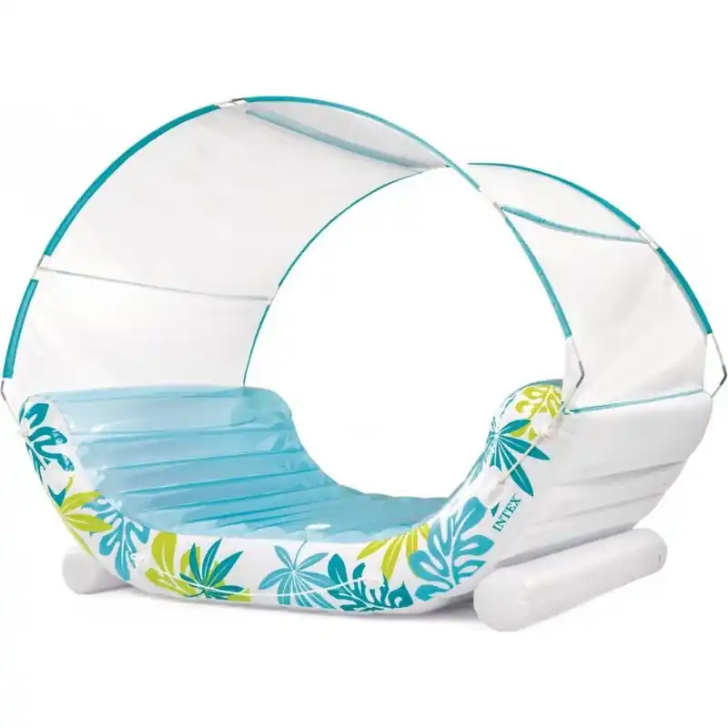 INTEX Schwimmliege Tropical Canopy Lounge mit Dach 56294EU Preisreduziert
