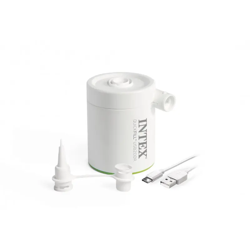 INTEX elektrische Luftpumpe Air Pump quickfill USB200R 200l/min mit Akku 66637 Sonderaktion